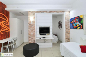 Studio silencioso para 3 pessoas em Copacabana